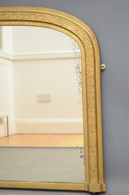 Ecran de cheminée triptyque, miroir peint, Victorien - Acolytes Antique