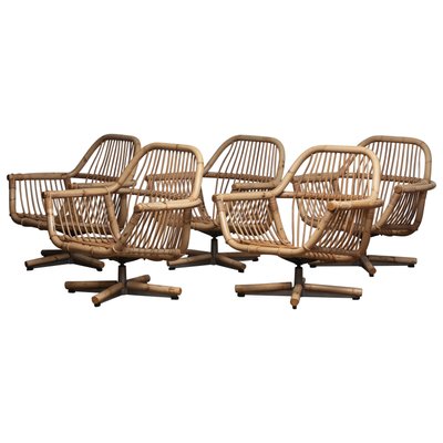 Rattan Garden Or Lounge Swivel Chairs Coffee Table Set 1960s Of 6 En Vente Sur Pamono - Rattan Chairs And Coffee Table Rattan Garden Or Lounge Swivel Chairs Coffee Table Set 1960s Of 6 En Vente Sur Pamono - Rattan Chairs And Coffee Table