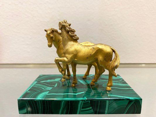 malachite sculpture