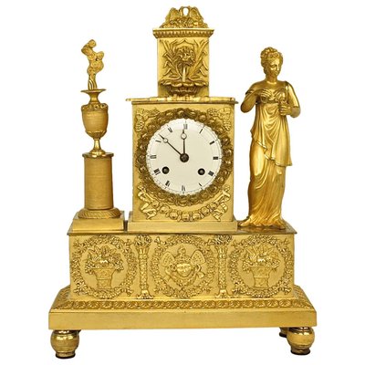 Empire Ormolu Figural Mantle Clock Of The Goddess Flora For Sale At Pamono The ormolu clock was an ornate clock owned by the doctor. pamono