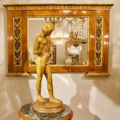Italian Neo-Classical Overmantle Mirror Italian Neo-Classical Overmantle Mirror