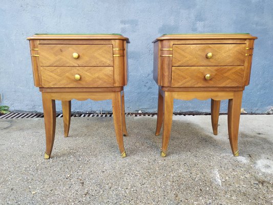 Vintage Nightstands, 1940s, Set of 2 
