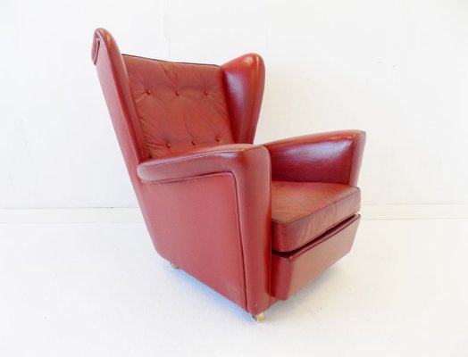 Red Leather Lounge Chair By Howard Keith For Hk Furniture 1960s At Pamono - Red Leather Chair Matrix Red Leather Lounge Chair By Howard Keith For Hk Furniture 1960s At Pamono - Red Leather Chair Matrix
