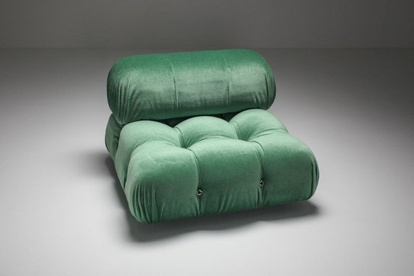 Green Velvet Modular Camaleonda Sofa By, B&B Italia Leather Sofa
