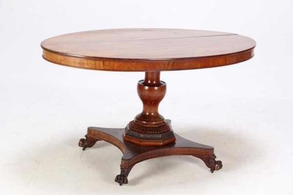 Antique Mahogany Dining Table 1880s For At Pamono Antique Mahogany Dining Table 1880s, Antique Round Mahogany Dining Table