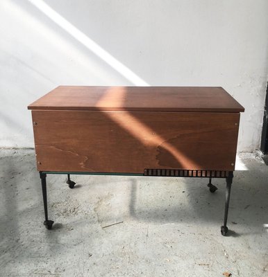 Black mid century end table outlet