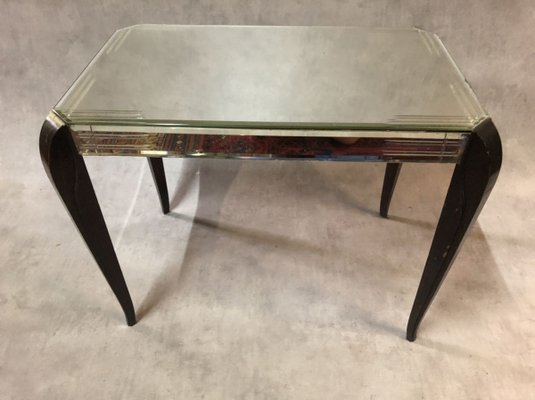 Beveled Glass Coffee Table from Mobiglace 1940s for sale at Pamono