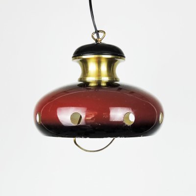 Space Age Red And Gold Pendant Lamps 1960s Set Of 2 For At Pamono - Red Pendant Lamps Space Age Red And Gold Pendant Lamps 1960s Set Of 2 For At Pamono - Red Pendant Lamps