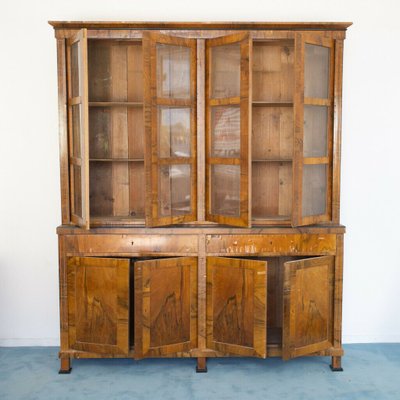 Vintage Wood And Glass Display Cabinet 1930s For At Pamono Vintage Wood And Glass Display Cabinet, Lighted Glass Display Cabinet