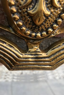doro 12,5x6,5 CM Sharplace Specchio tenuto in mano con maniglia-Stile Barocco 