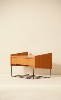 Vintage Danish Wall Nightstand With Magazine Rack 1960s For Sale At Pamono