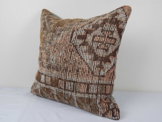Turkish Oushak Rug Cushion Cover for Oushak rug pillow cover, tribal turkish