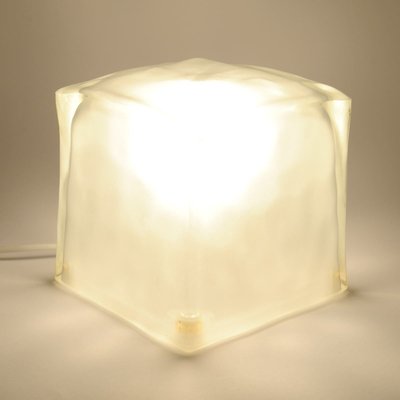 Glass Ice Cube Table Lamp From Ikea 1990s For Sale At Pamono