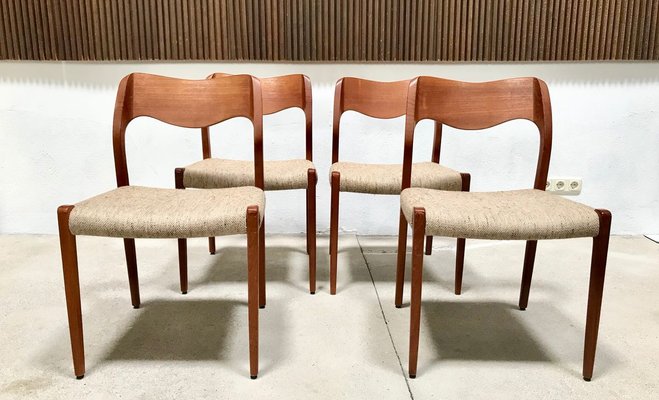50er 60er Teak Stühle Chair Stuhl Niels Möller Moeller Style danish Design teck 