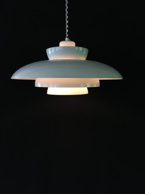 Vintage Danish Multi Layered Penta Pendant Lamp by Johannes Hammerborg for Fog & Mørup, 1960s Vintage Danish Multi Layered Penta Pendant Lamp by Johannes Hammerborg for Fog & Mørup, 1960s
