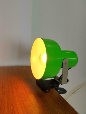 Vintage Green Metal Spot Clamp Desk Lamp 1960s For Sale At Pamono