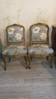 Louis Xv Style French Dining Chairs, Vintage Louis Xv Chairs