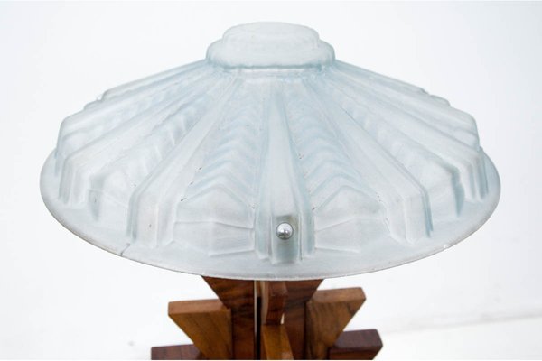 Art Deco Style Table Lamp 1990s For, Art Deco Style Table Lamp Shade