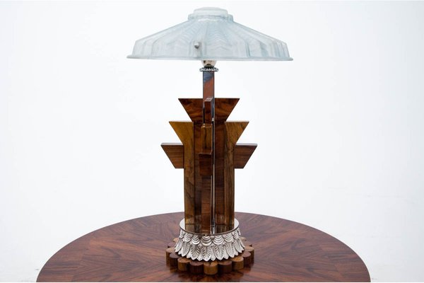 salon Bij elkaar passen Bedienen Art Deco Style Table Lamp, 1990s for sale at Pamono