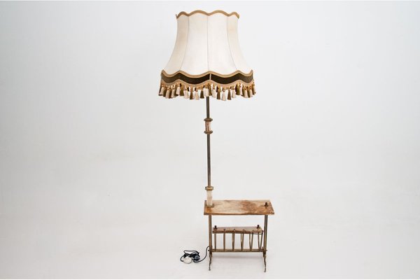 newspaper table lamp