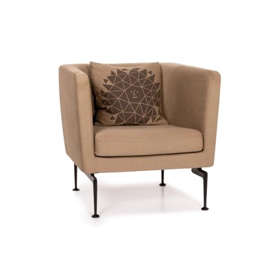 Light Brown Fabric Suita Armchair By Antonio Citterio For Vitra For Sale At Pamono