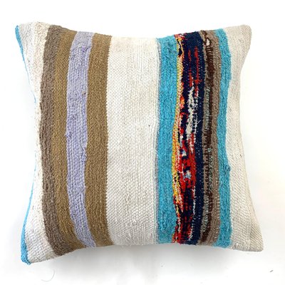 Vintage Turkish Kilim Cushion Cover for 