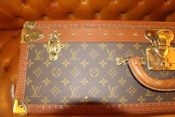 louis vuitton orange suitcase
