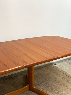 Mid Century Danish Teak Oval Dining Table From Rasmus Solberg 1960s For Sale At Pamono