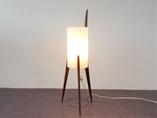 Acrylic tripod table on sale lamp