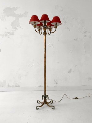 Vintage Art Deco French Floor Lamp From, Vintage French Floor Lamp