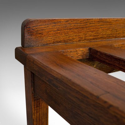 Antique Edwardian English Oak Luggage Rack Hallway Stand 1910s For Sale At Pamono