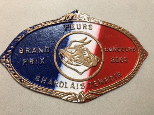 Eisenarbeiten - Plaque de concours FEDERATION NATIONALE OVINE - TOURS