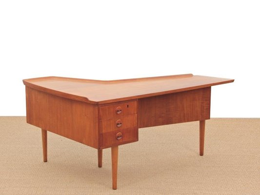Mid century on sale boomerang desk