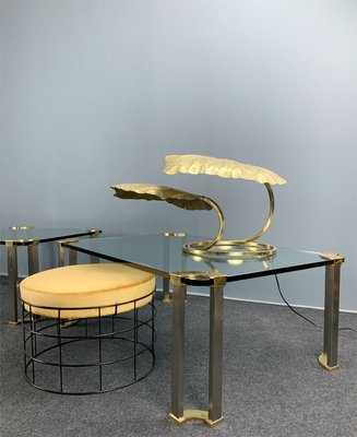 Side table sale with brass legs