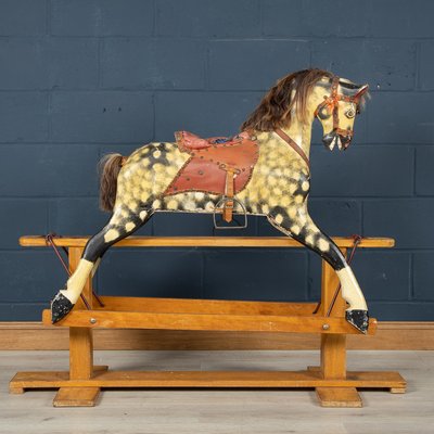 carved rocking horse
