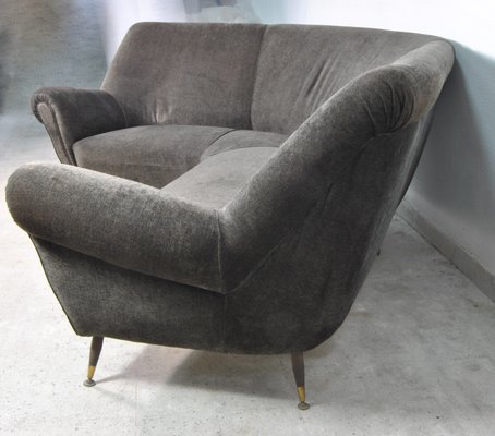 Velvet corner lounge top