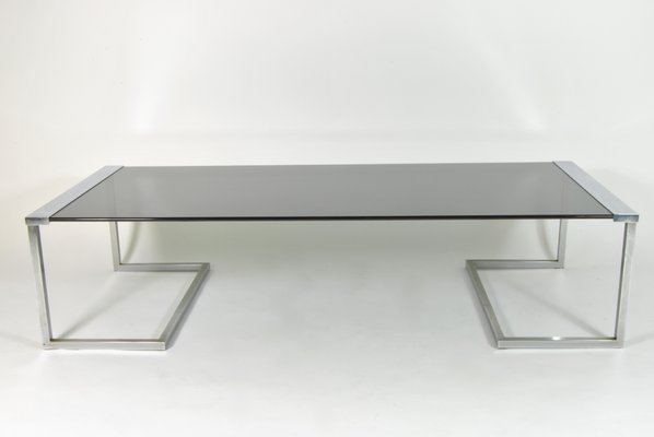 Italian Steel Black Crystal Coffee Table 1970s For At Pamono - Crystal Coffee Table Italian Steel Black Crystal Coffee Table 1970s For At Pamono - Crystal Coffee Table