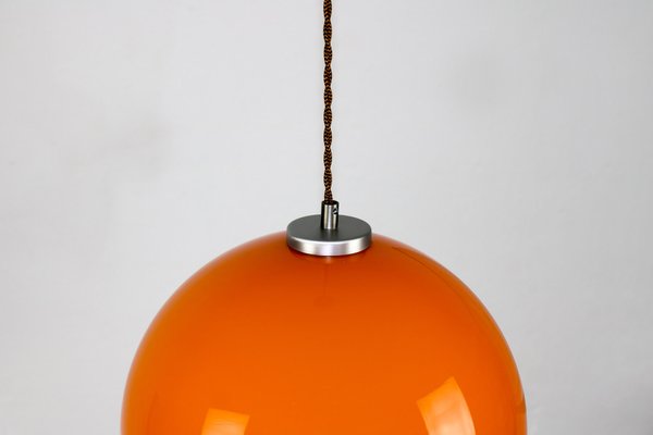 Mid century hanging best sale lamp