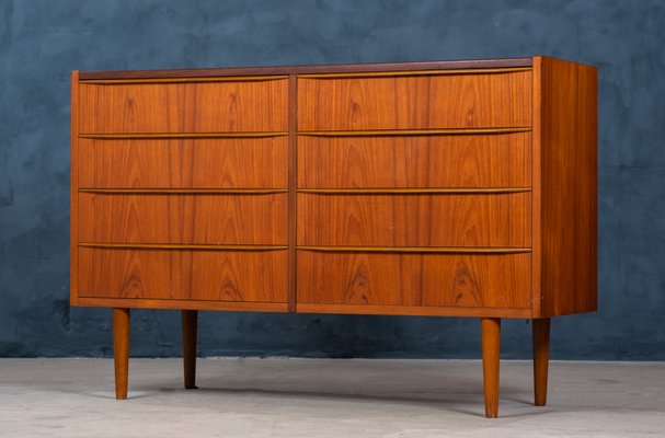 Mid Century Danish Teak Double Dresser With 8 Drawers 1960s For Sale At Pamono