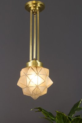 Ancienne lampe suspension en régule ??? type lanterne 5