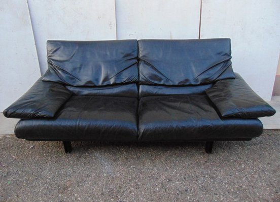 Vintage Alanda Sofa By Paolo Piva For C, Rome Faux Leather Convertible Sofa Bed