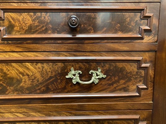 French Mahogany Chest Of Drawers With, Drexel Heritage Dresser With Marble Top