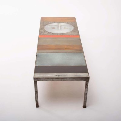 Large French Steel Ceramic Table Au Soleil Coffee By Roger Ca For Vallauris 1950s At Pamono - Wood Coffee Table Australia Large French Steel Ceramic Table Au Soleil Coffee By Roger Ca For Vallauris 1950s At Pamono - Wood Coffee Table Australia