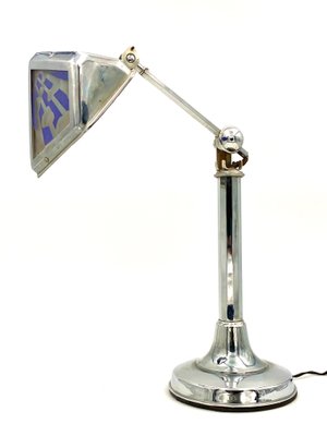 Large French Art Deco Orientalist Style, French Art Deco Table Lamps