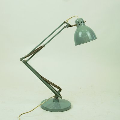 light blue desk lamp