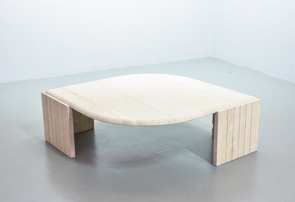 Table Basse Roche Bobois Bois Massif - 120x120 Cm, Hauteur 47 Cm, Occasion