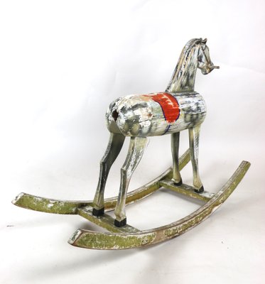 vintage wooden horse