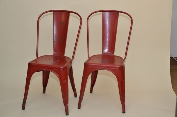 Distressed metal chairs set of 4 outlet