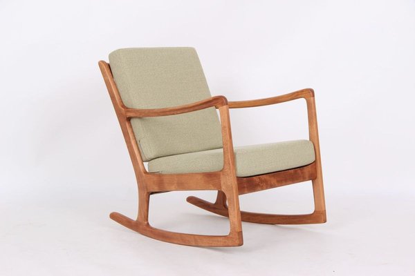 FD110 Rocking Chair by Ole Wanscher for France S n France