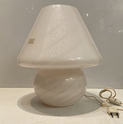 Murano Glass Swirl Lamp by Paolo Venini 1970s